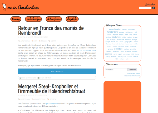 Home page old version